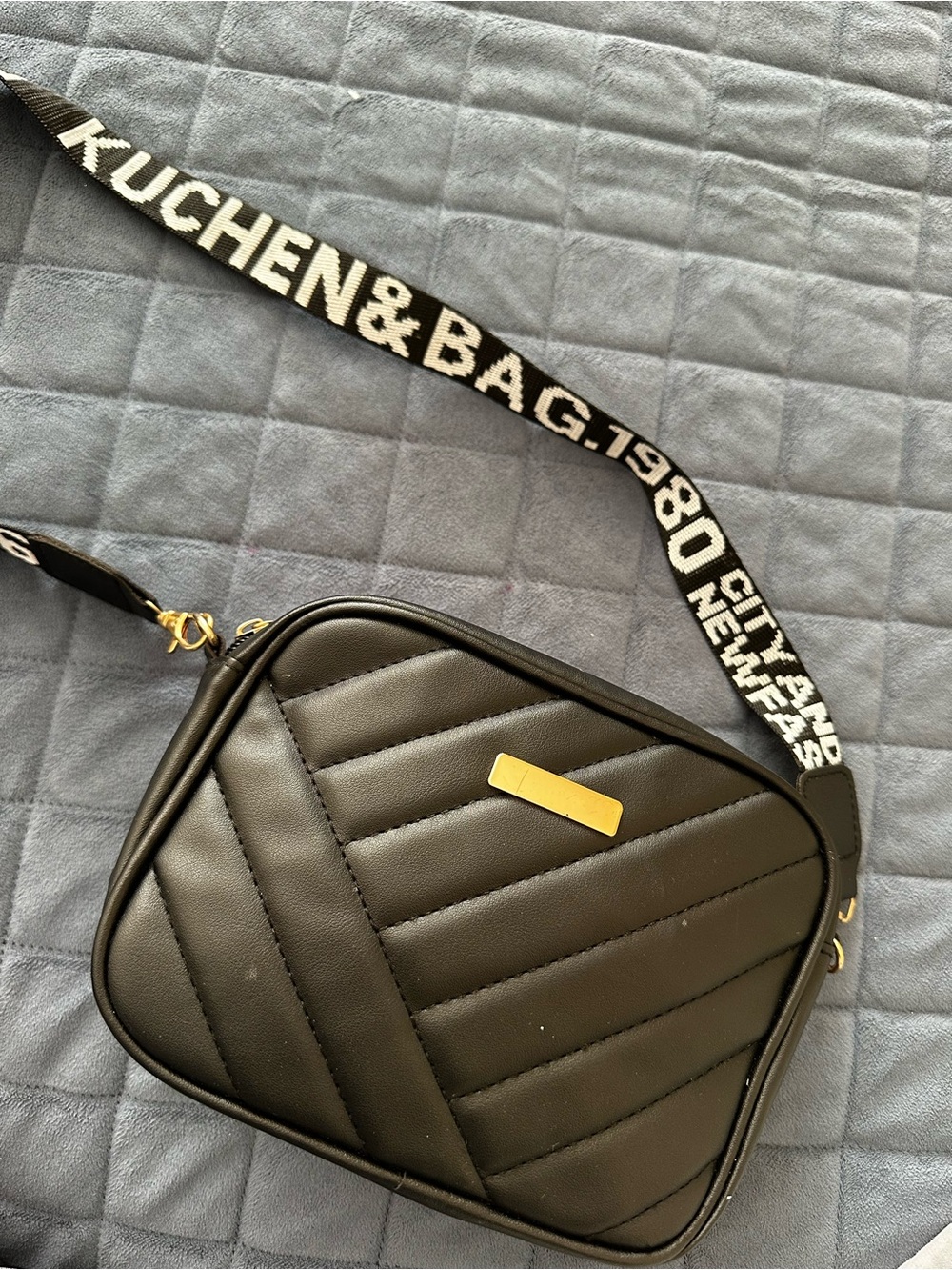 Kuchen & Bag 1980 Women Ladies Crossbody Mini Black